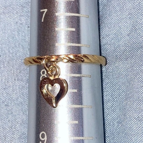Jewelry - Gold  Charm Ring pick size and charm